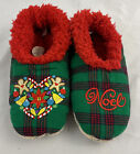 Snoozies Noel Christmas Slippers Size Small