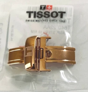 Original Tissot LE LOCLE T006407A / T006428A ROSE-GOLD 18mm Watch Buckle Clasp - Picture 1 of 3