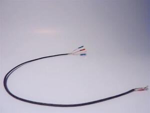 Tonearm wire loom SHIELDED, fits 1.2 ~1.3mm cartridge pins, rewire cable 500mm 