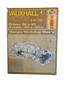 Haynes Vauxhall Victor & VX4/90 1967 - 1972 Owners Workshop Manual - Picture 1 of 1