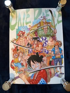 ONE PIECE Art Poster A3 11.7x16.5in JUMP FESTA Japan Limited Eiichiro Oda - Picture 1 of 6