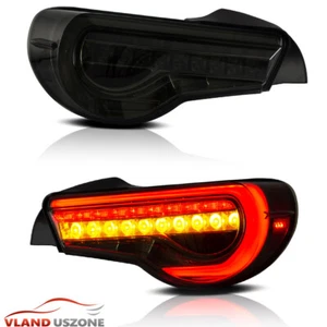 LED Tail Lights Smoked Brake Light For 12-20 Toyota 86 Subaru BRZ Scion FR-S 2X - Picture 1 of 8