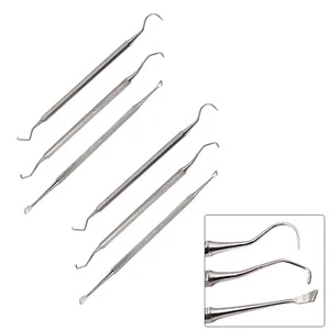 Periodontal Probe Scaler Explorer Twisted Blunt 2 Set Dental Instruments Dentist - Picture 1 of 3