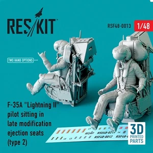 LightningII Pilot Sitting (late) Ejection Seats - Scale 1:48 ResKit RSF48-0013 - Picture 1 of 3