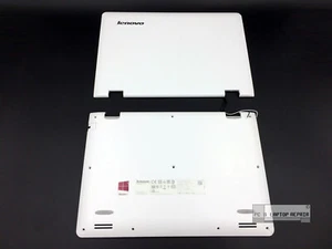 OEM Lenovo Yoga 300 11 White Lid & Base Plastic Case 5CB0J08390 5CB0J08364 - Picture 1 of 8