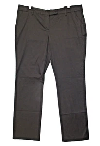 New Old Navy Women's Dress Pants Size 16 Regular Straight Leg Black Mid Rise - Picture 1 of 7