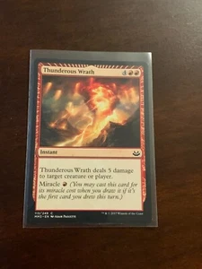 Magic the Gathering Modern Masters 2017 Thunderous Wrath - Picture 1 of 2