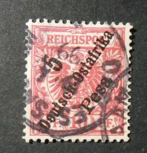 GERMANIA,GERMANY, KOLONIEN 1896 DEUTSCH-OSTAFRIKA F Germania SVR 5p x 10pf USED - Imagen 1 de 2
