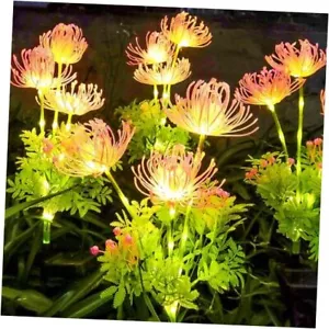 Solar Garden Lights with Light-up Flowers and Stems Outdoor Pathway - Picture 1 of 7