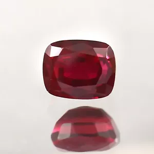 Fine Jewelry Making Gemstone 9x7x5mm Ring Size Dark Red Mozambique Ruby Cushion - Picture 1 of 4