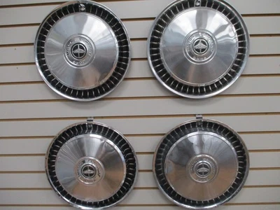 1976 - 1989 FORD F150 Pick-Up Truck Van Wheel Cover Calotas CONJUNTO FABRICANTE DE EQUIPAMENTO ORIGINAL - Imagem 1 de 4