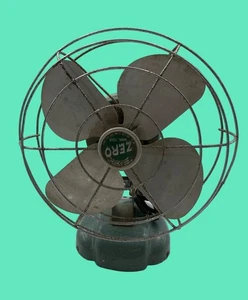 Vintage Retro McGraw Zero Green Fan - Tested/Working - Picture 1 of 7