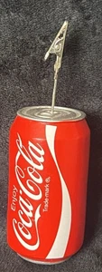 Vintage 1980s Coca Cola Can ~ Novelty Receipt Clip ~ Collectable Souvenir - Imagen 1 de 5