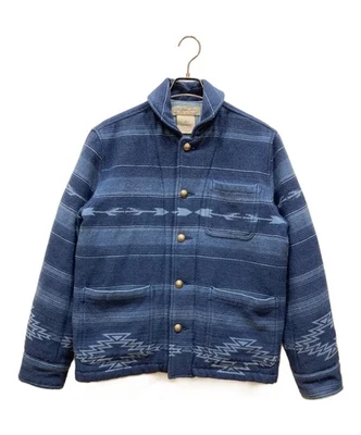 Chaqueta REMI RELIEF Estampado Nativo Teñido Índigo Talla: S Índigo Hombre Foto 1 de 4