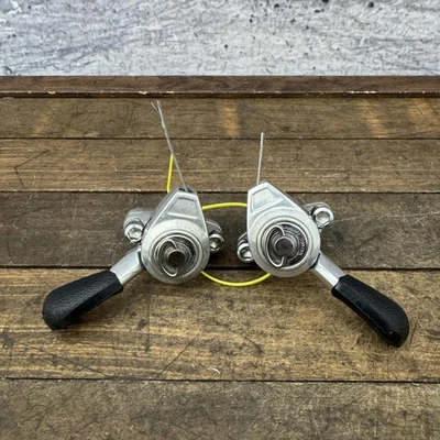 Par de palancas de cambio de pulgar Shimano SL-M700 de colección MTB cabeza de ciervo Deore XT Japón años 80 Foto 1 de 4