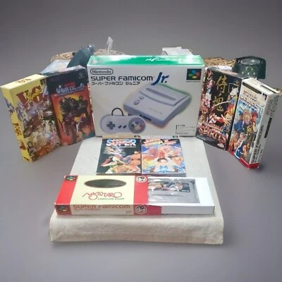 Super Famicon Jr. Import JPN System (Brand New) Plus 7 ( Fighting) Used Games! - Image 1 of 4