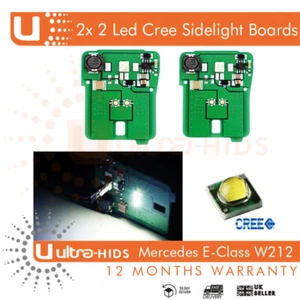 2x 6000K Scheda Fanale Laterale per Mercedes Classe E W212 10-13 Xeno LED Bianco UK - Foto 1 di 3