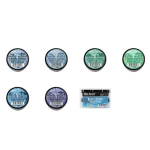 Mia Secret Nail Art Acrylic Collection Powder 6 Colors Set - Blue Lovers - Picture 1 of 1