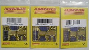 3x AIRWAVES Airbus A320 Doors and Interior Photoetched Metal Parts 1:144 Kit - Picture 1 of 2