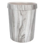 Garbage Can Plastic Office Living Room Waste Basket Open Trash Round