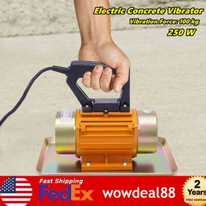 250W Hand-held Concrete Vibrator Portable Concrete Flat Plate Trowel 110v - Picture 1 of 14