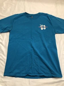 Trader Joe's Short Sleeve Crew Member T-Shirt Size Medium Blue - Picture 1 of 7
