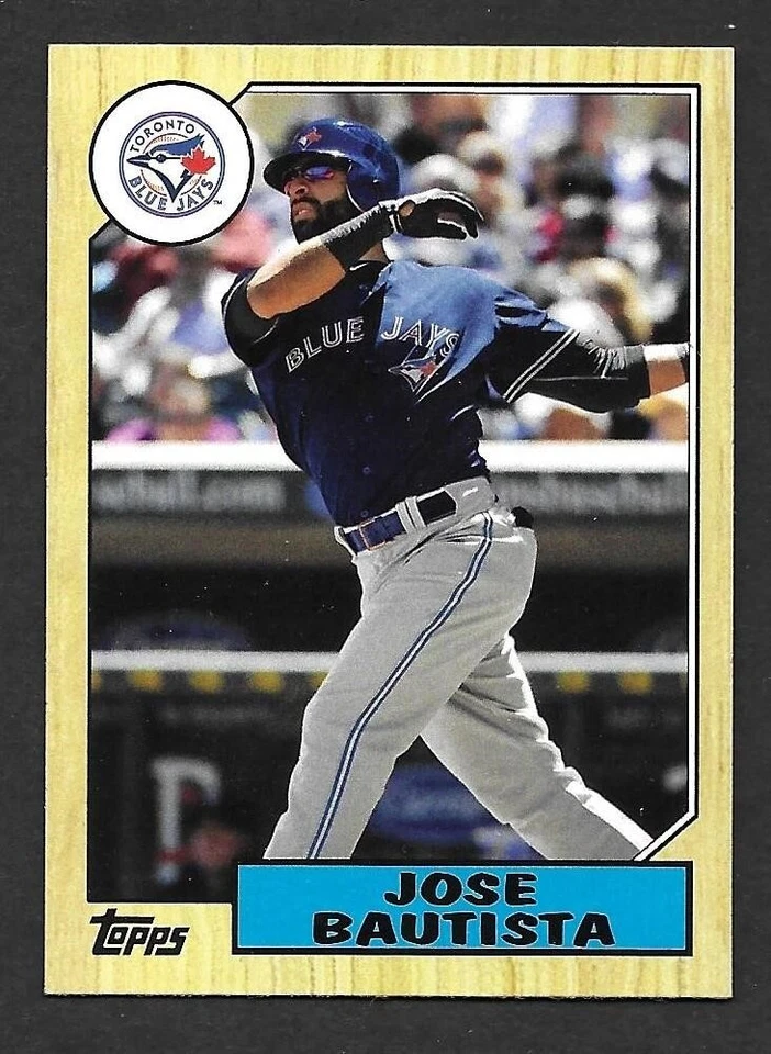 2012 Topps 1987 Topps Minis #TM56 Jose Bautista Toronto Blue Jays - Image 1 of 1