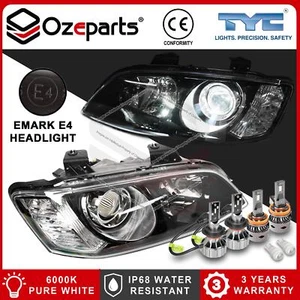 Pair Projector Headlights + LED Globes For Holden Commodore VE 2010~2013 SSV - Picture 1 of 7