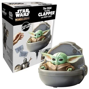 Star Wars The Mandalorian The Child Baby Yoda Talking Clapper w/ Night Light - Picture 1 of 2