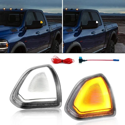Светодиодное боковое зеркало мигалка указателя поворота для Dodge Ram 1500 2500 3500 4500 5500 - Изображение 1 из 4