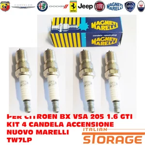 For Citroen BX VSA 205 1.6 GTI Kit 4 Spark Plug Ignition New Marelli TW7LP - Picture 1 of 1