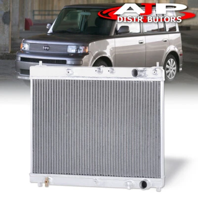 Bolt-On Full Aluminum Dual Core Aluminum Radiator For 2004-2007 Scion xB / xA Foto 1 de 4