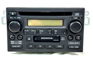1992 Honda AM FM Radio CD Cassette Player 39101-S84-A510-M1 Works - Picture 1 of 12
