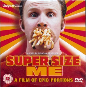 SUPER SIZE ME: A FILM OF EPIC PORTIONS (2004) UK PROMO DVD / MORGAN SPURLOCK - Picture 1 of 2