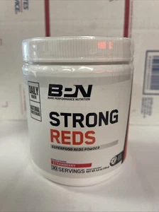 BPN STRONG REDS, SUPERFOOD REDS POWDER, STRAWBERRY, 30 SERVINGS Exp03/26 - Picture 1 of 2