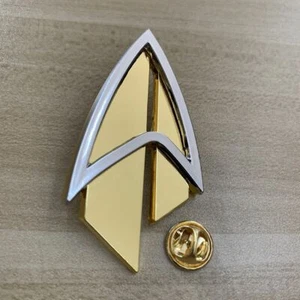 For TNG Admiral JL Picard Pin The Next Generation Communicator Brooch Badge Prop - Picture 1 of 12