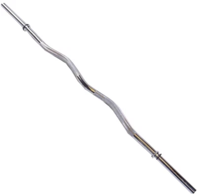 11 Lb Standard E-Z Curl Weight Bar Fit 1 Hole Plate Home Gym Exercise Chrome 1" - Image 1 of 4