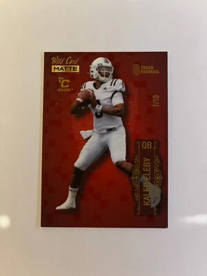 2022 Wild Card Matte #MB-68 Kaleb Eleby - Red Chase /10 - Western Michigan - Image 1 of 2