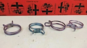 ALFA ROMEO ALFASUD KIT 4 FASCETTE D40mm MANICOTTI RADIATORE 101924 SENZA CONFEZ. - Imagen 1 de 2