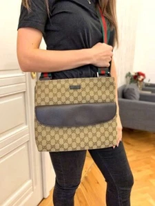 Borse GUCCI 256100/213048 Canvas Pocket Messenger Beige usato - Foto 1 di 11