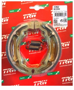 Zapatas de freno traseras PGO T-Rex 25 50 110 125 TRW-Lucas brake shoes mFeder MCS990 - Imagen 1 de 1