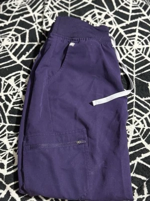 Pantalones Médicos FIGS Púrpura Jam Cintura Alta Zamora Jogger Para Mujer Talla Med” Foto 1 de 3
