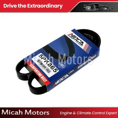 EPDM Serpentine Belt 5PK865 for Toyota Tacoma 4Runner Mazda 626 BMW 323Ci 325Ci  - Изображение 1 из 4