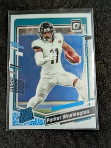 2023 Donruss Optic #254 Parker Washington Jacksonville Jaguars Football Karte - Bild 1 von 2