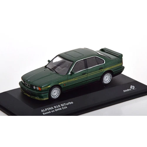 BMW ALPINA B10 4.6 E34 1994 GREEN 1 43 Solido Auto Stradali Nouveau modèle