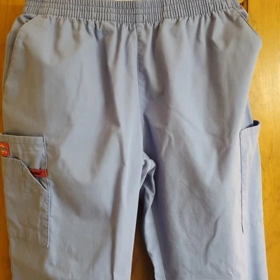 Dickies 女式磨砂工装裤小号蓝色 M 码  — 第 1/4 张图片