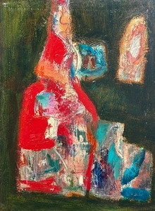 MARLENE BRONSTEIN DUBIN ORIGINAL ONE OF KIND OIL PAINTING ON CANVAS HAND SIGNED - Picture 1 of 1
