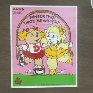 Vintage 1984 Playskool The Get Along Gang Holzpuzzle #366-1 - Bild 1 von 4