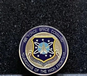 AFSPC Air Force Space Command AUTHENTIC 1.75" Challenge Coin - Bild 1 von 5