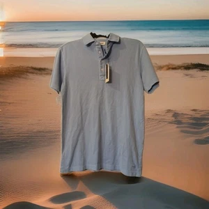 Neu mit Etikett Onward Reserve Poloshirt Herren Small Performance Golf Stretch Freizeit blau - Bild 1 von 9